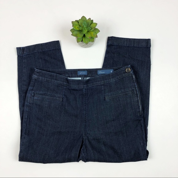 J. Jill Denim - J. Jill Pixie Slim Leg Crop Denim Jeans Size 6